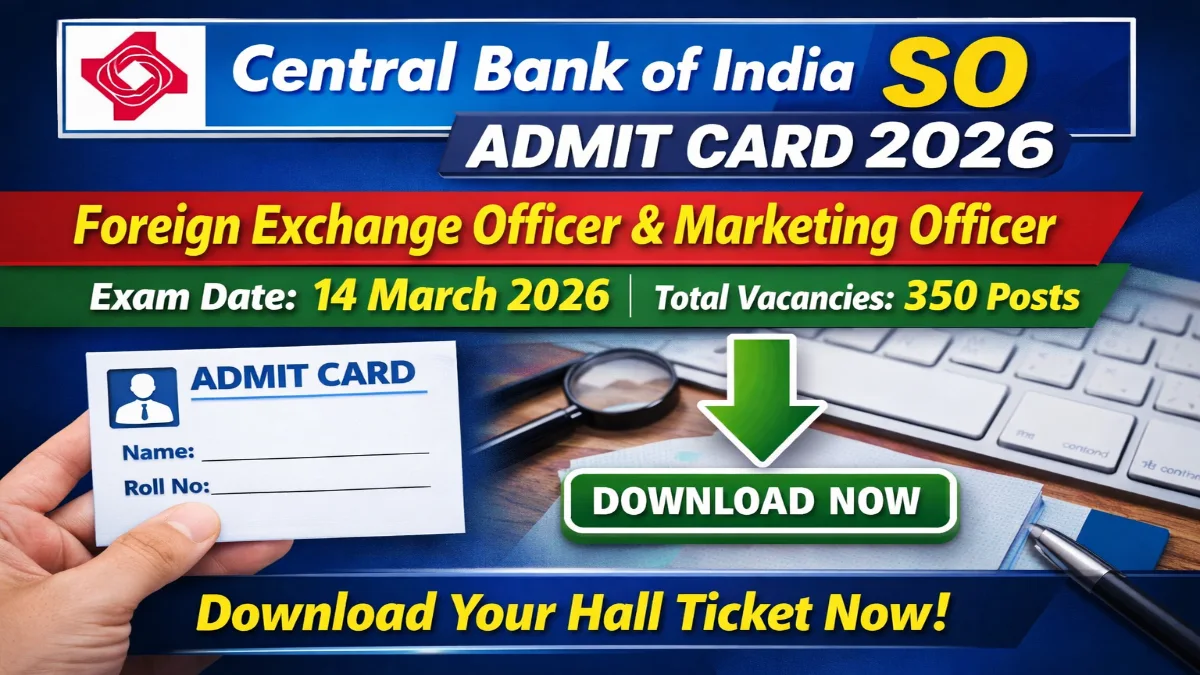 Central Bank libera admit card 2026 para candidatos