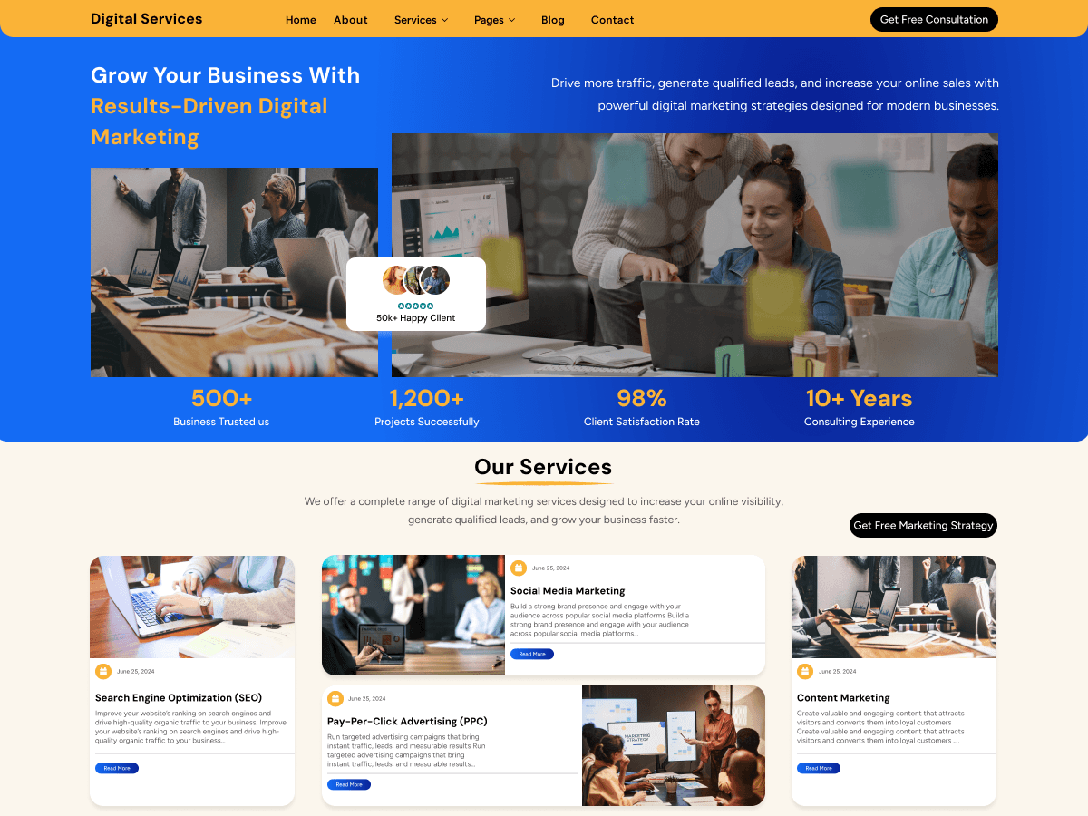 Novo Tema WordPress para Agências e Startups