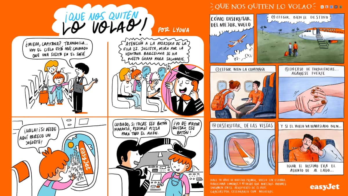 easyJet celebra 10 anos em Barcelona com campanha criativa