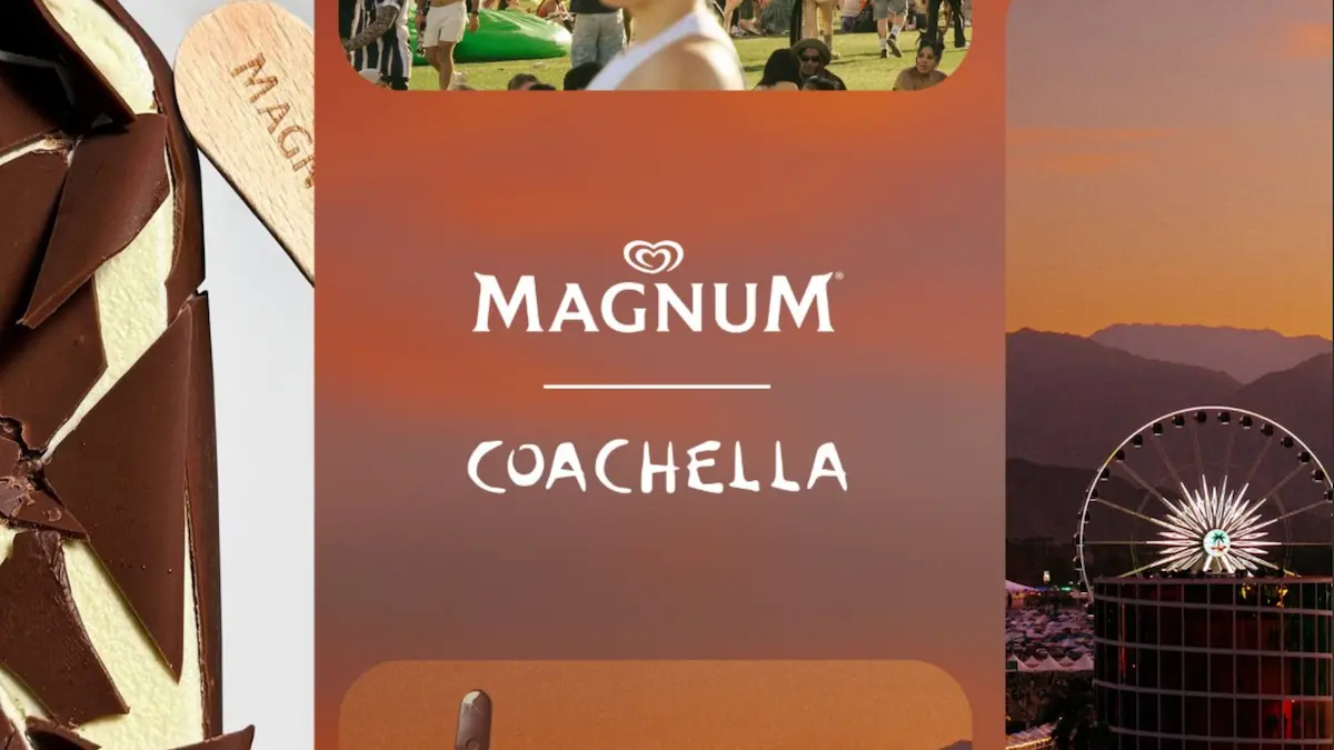 Magnum estreia como sorvete oficial do Coachella