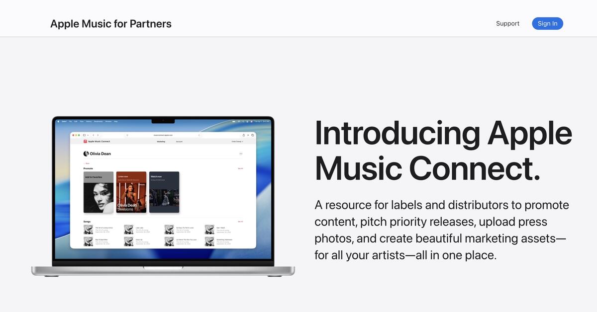Apple Music Connect: Nova Plataforma de Gerenciamento