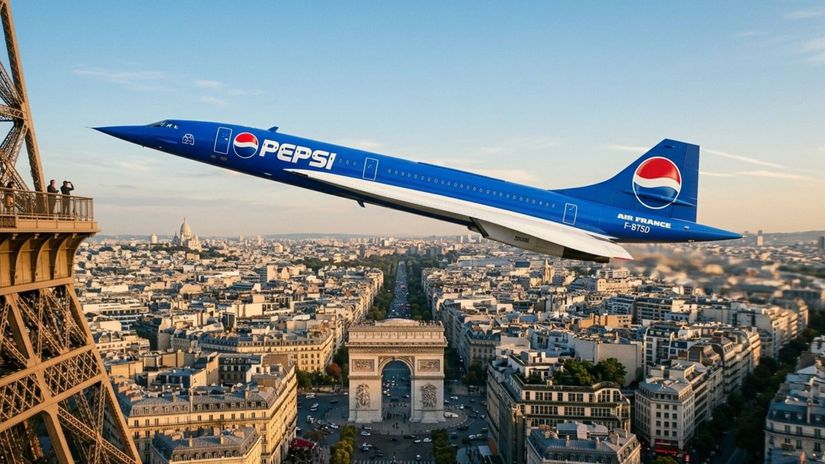 Pepsi pinta Concorde para campanha audaciosa