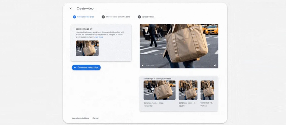 Google revoluciona anúncios com vídeos automáticos