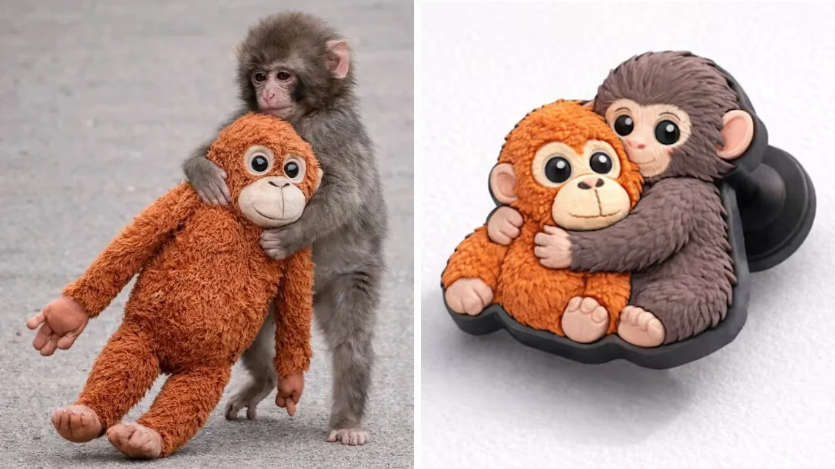 Crocs lança charm inspirado em meme de macaco