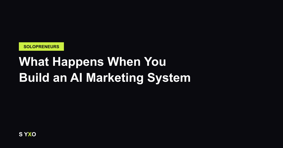 Resultados de IA em Marketing: Estudo de Caso da Syxo