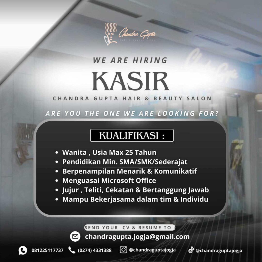Vagas Disponíveis no Chandra Gupta Hair & Beauty