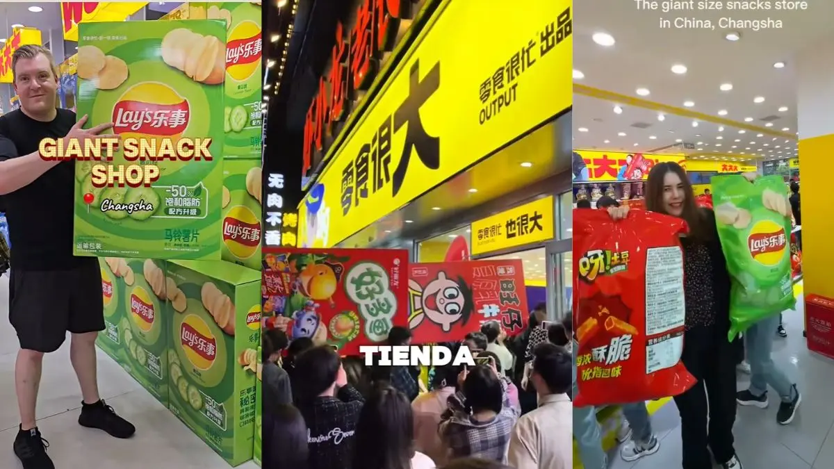 Snacks gigantes são a nova febre no varejo chinês