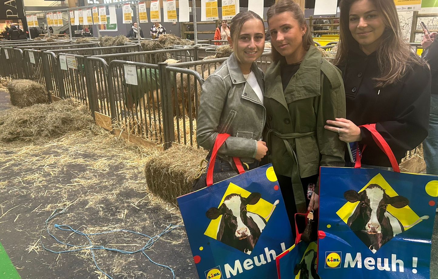 Brindes abundantes no Salon de l’agriculture