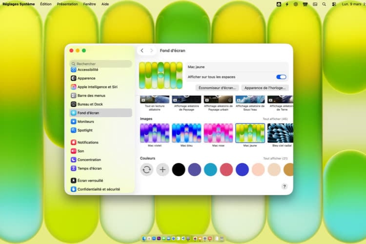 Novos fundos e emojis no macOS Tahoe 26.4 beta