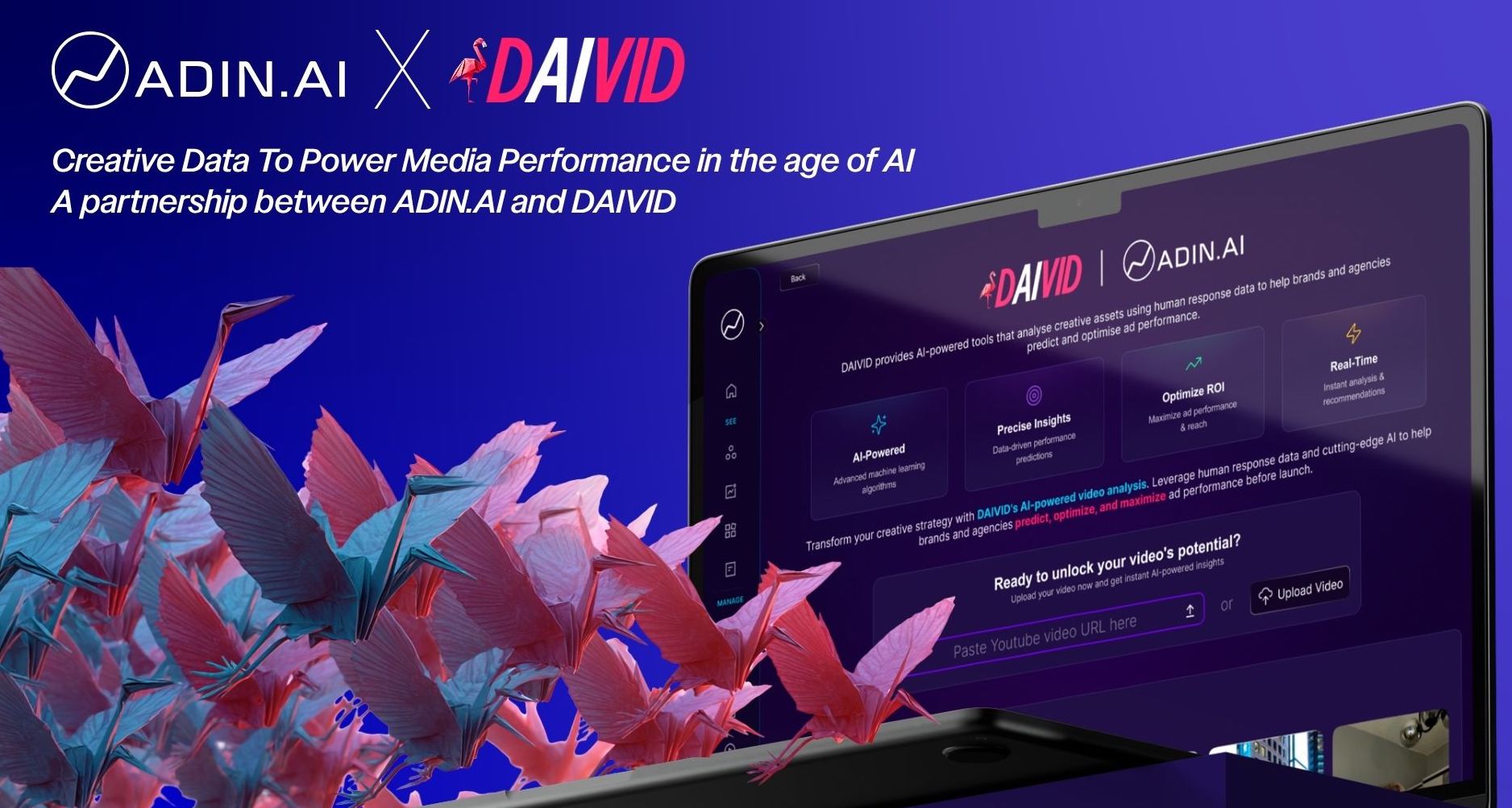 DAIVID e ADIN.AI: Parceria em Inteligência Criativa