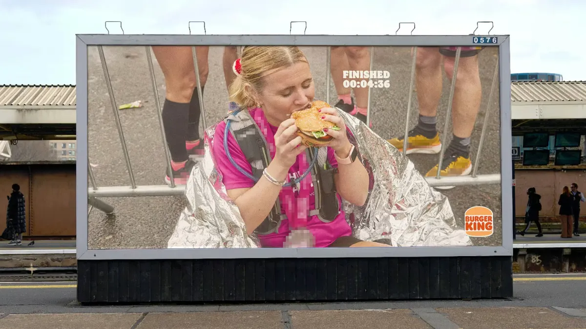 Burger King incentiva maratonistas a celebrar com Whopper