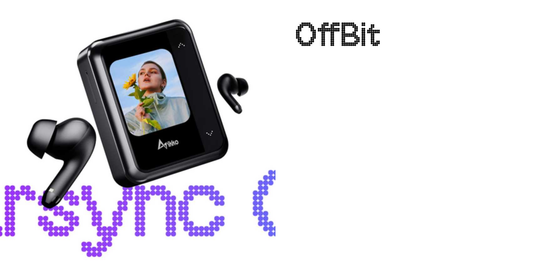 IKKO ActiveBuds revoluciona com AI e tipografia OffBit