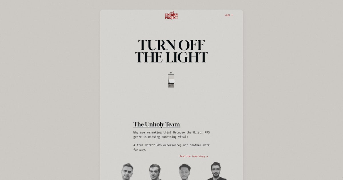 The Unholy Project: Jogo de Terror Inovador