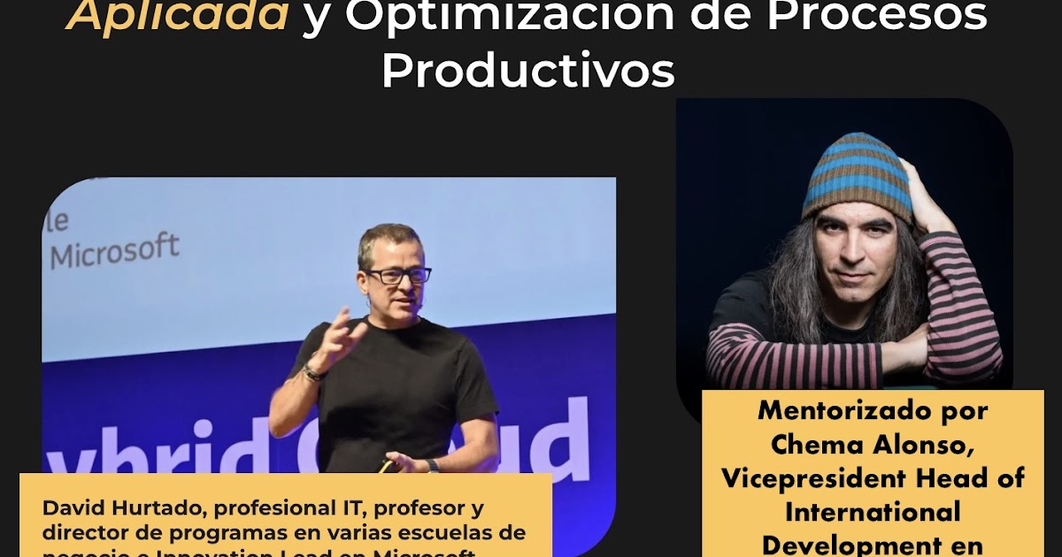 Máster em IA e Otimização Produtiva