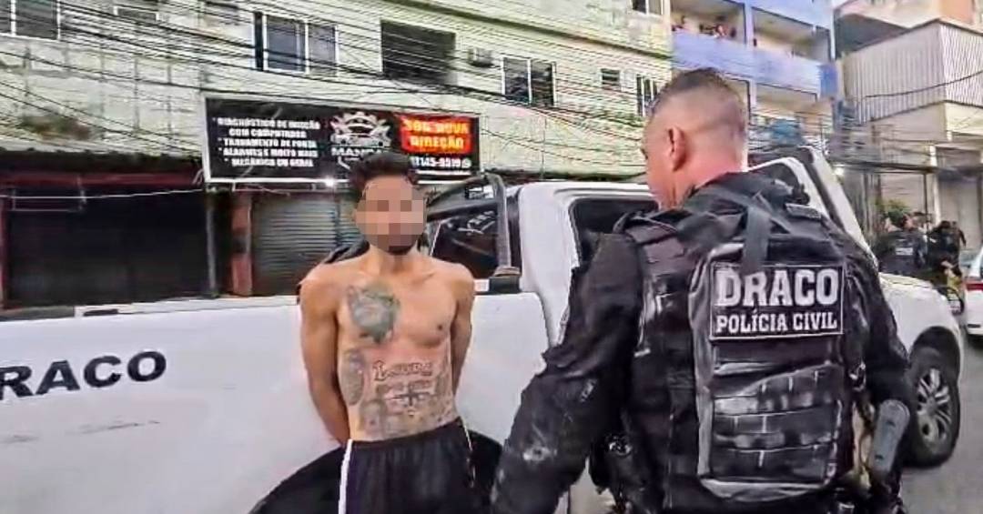 Polícia prende membro do Comando Vermelho no Rio