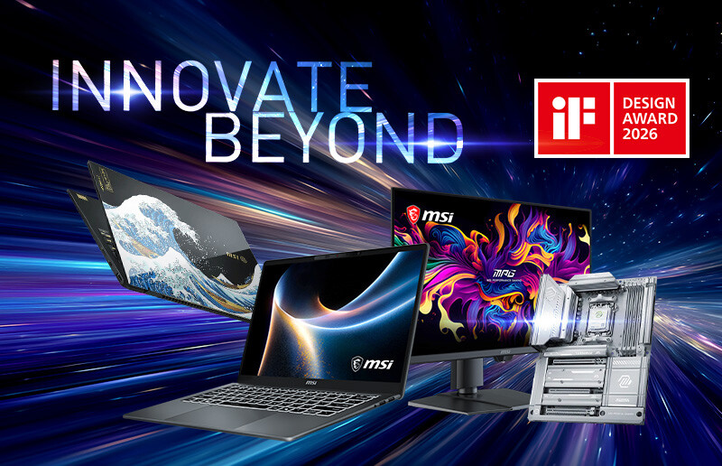 MSI conquista prêmios por design tech com IA