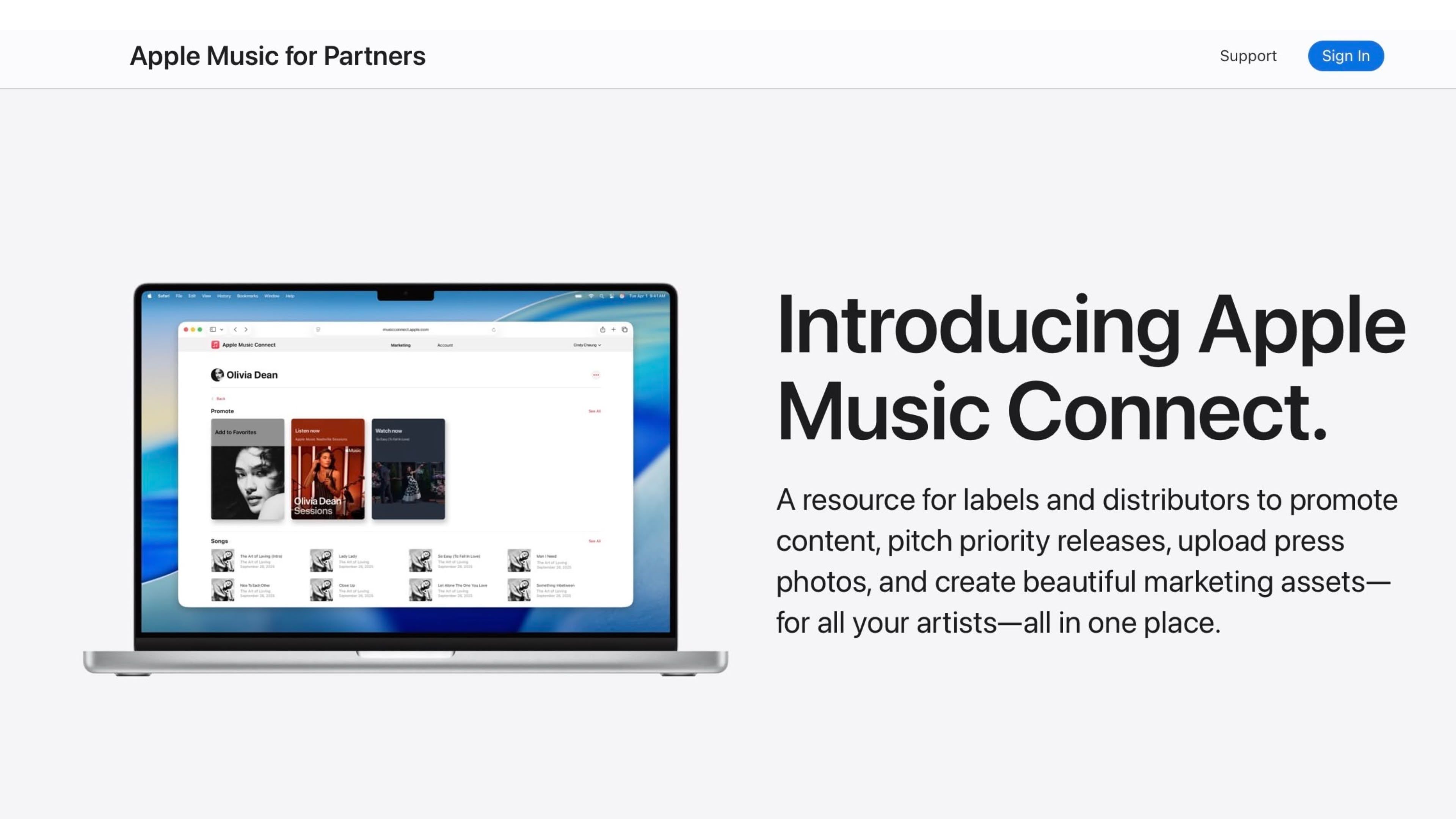 Apple Music Connect: Promoção para Setores Musicais